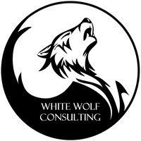 Black and White Wolf Logo - White Wolf Consulting – Training, performance improvement, and ...