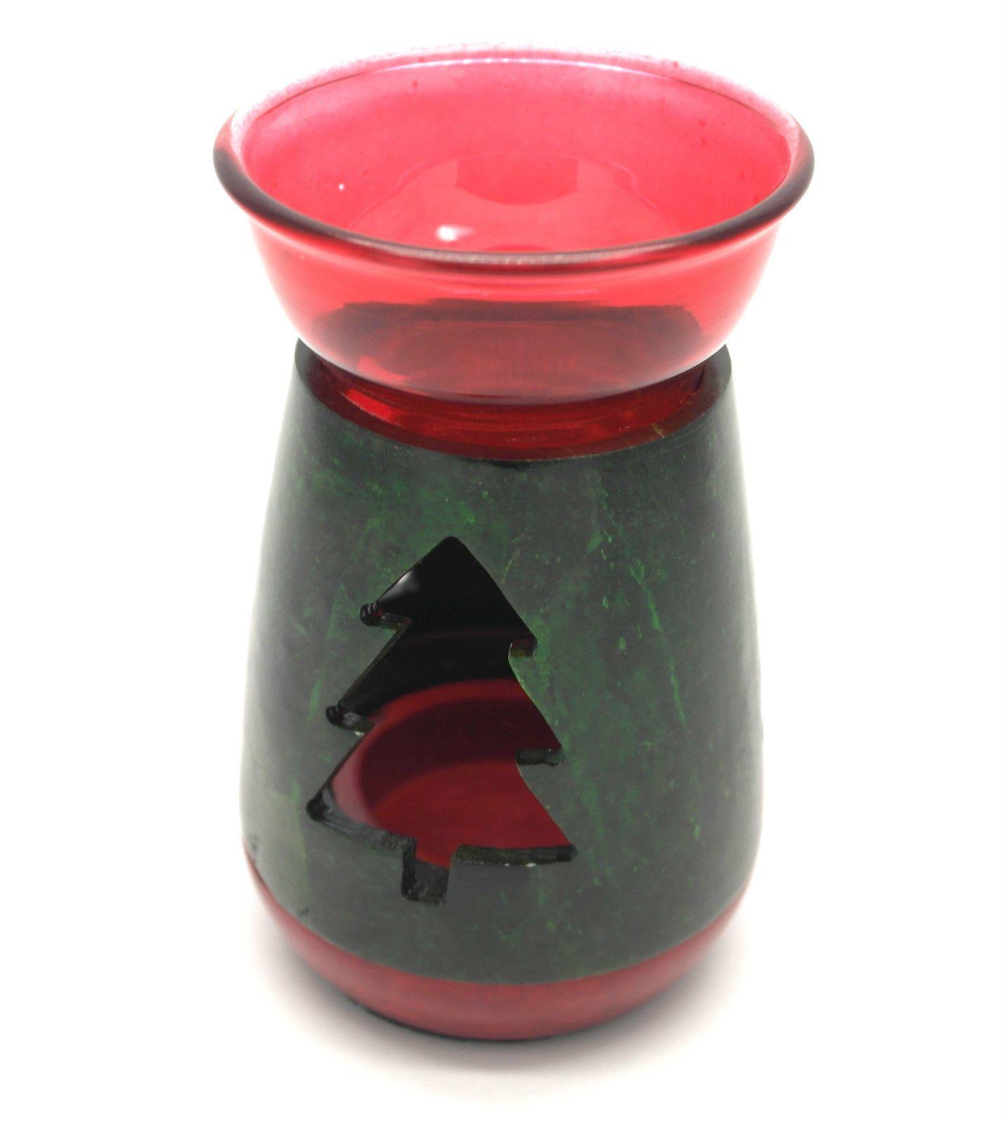 Red and Green Gas Logo - Red & Green Christmas Tree Stone Oil Burner