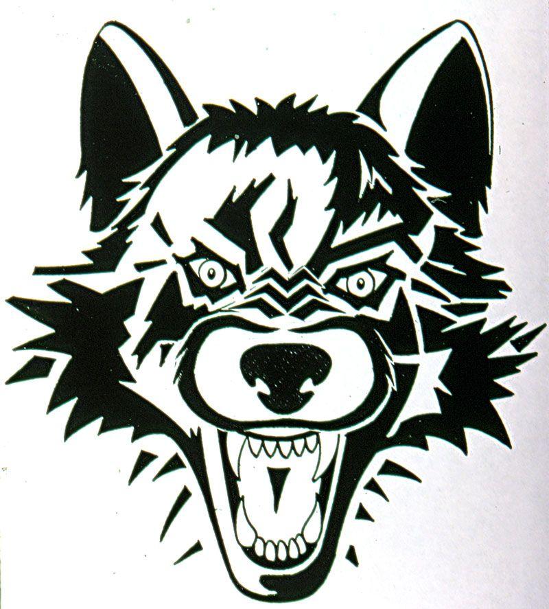 Black and White Wolf Logo - The Evolution of the Wolves Logo - Chicago Wolves