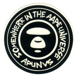 Transparent BAPE Logo - White= Transparent AAPE Universe a bathing ape Bape Japan 3 DECAL