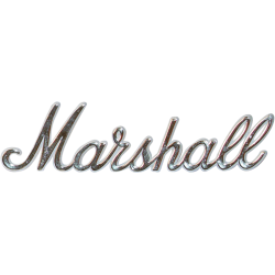 White Marshall Logo - Logo - Marshall, Gold Script, 6