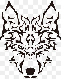 Black and White Wolf Logo - Wolf Logo Png, Vectors, PSD, and Clipart for Free Download | Pngtree