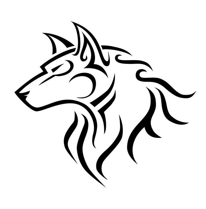 Black and White Wolf Logo - Inspectors