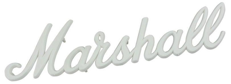 White Marshall Logo - Marshall Amp Parts