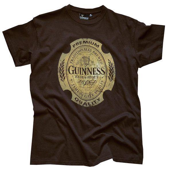 Harps Store's Logo - Guinness Harp Ireland Premium Quality T Shirt. Irish Central Gift Store