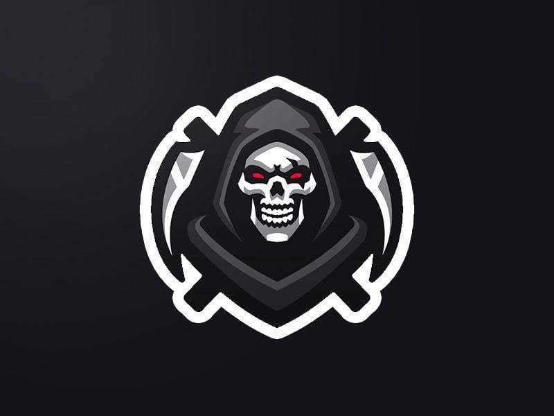 Cool Reaper Logo - Grim Reaper Mascot Logo
