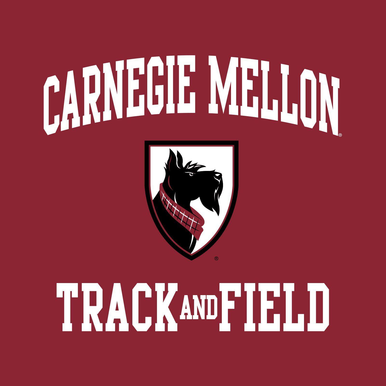 Carnegie Melon Logo - Carnegie Mellon Arch Logo Track & Field T Shirt - Cardinal