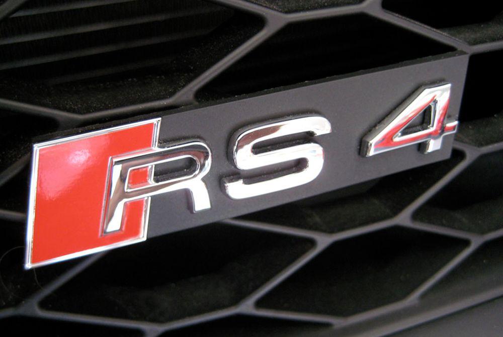 Audi RS Logo - Audi RS4-Logo