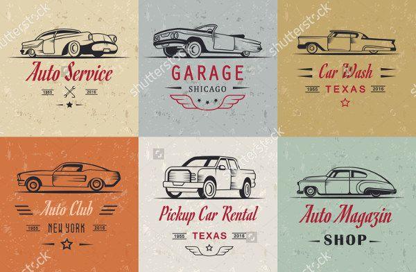 Vintage Automotive Shop Logo - 9+ Vintage Car Logos - Designs, Templates | Free & Premium Templates