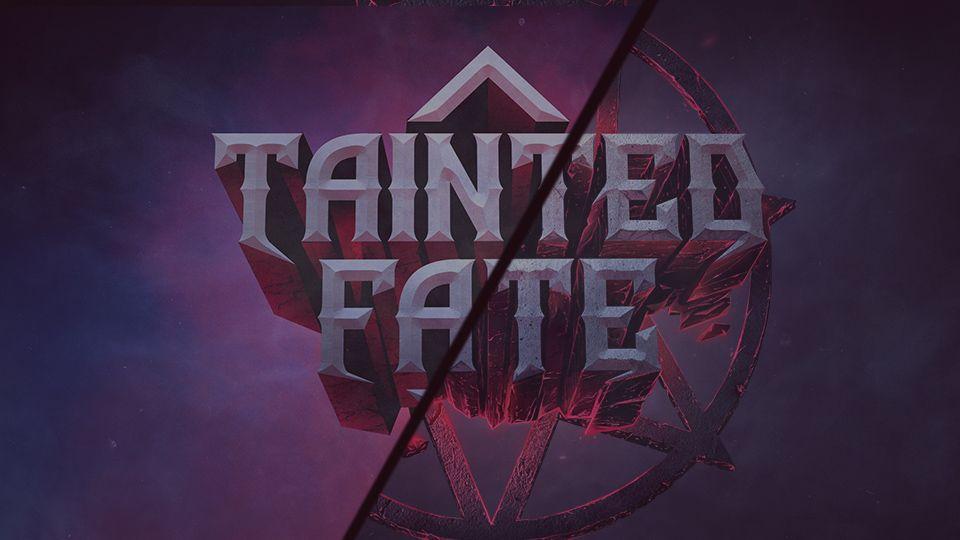 Tainted Logo - Tainted Fate - new logo design process - Misfit Village