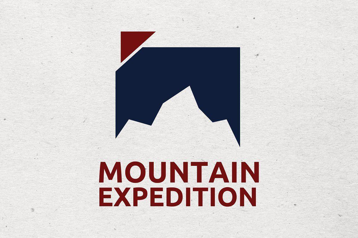 Modern Mountain Logo - Modern Mountain Logo Logo Templates Creative Market
