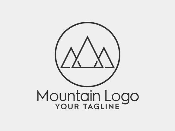 Modern Mountain Logo - Mountain Logo. LOGO. Pinte