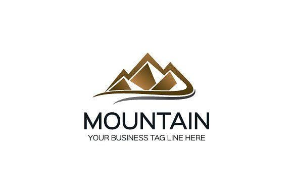 Modern Mountain Logo - Mountain Logo Templates Creative Market