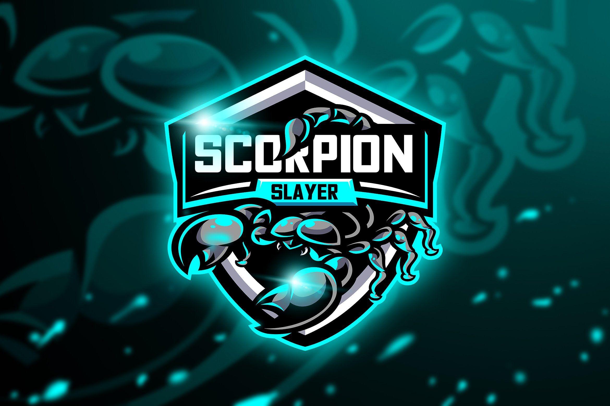 Scorpion Logo - Scorpion Slayer Mascot & Esport Logo Logo Templates Creative Market