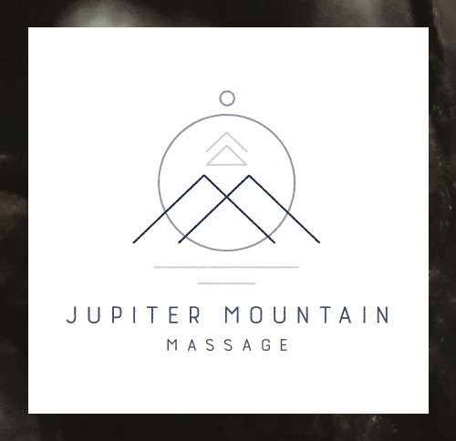 Modern Mountain Logo - JUPITER MOUNTAIN MASSAGE. branding + website design