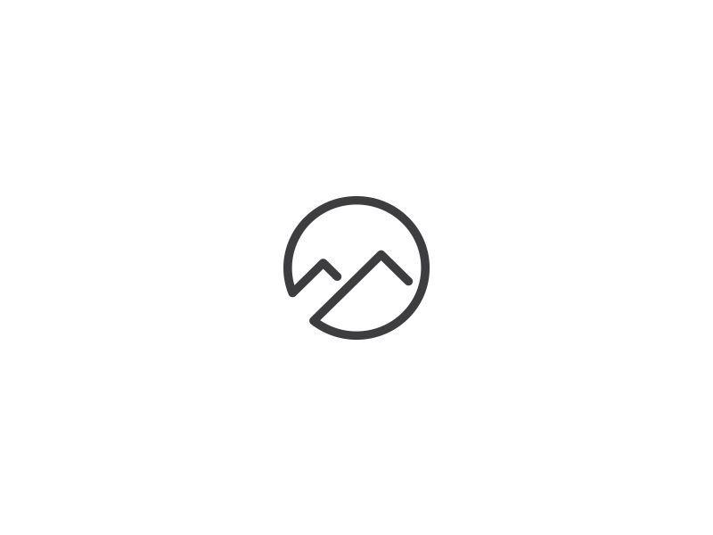 Modern Mountain Logo - Mountains Logo | Logos | Mountain logos, Logos, Logo design