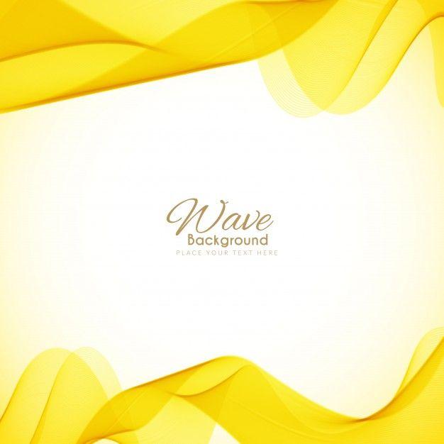 Yellow Wave Logo - Download Vector - Yellow waves background - Vectorpicker