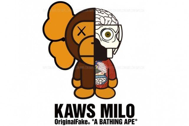 Milo X Kaws Logo - Pin by Mister B on Digital/Skulls/Anatomy/Inspiration/// | Pinterest ...