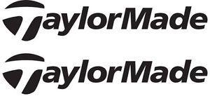 TaylorMade Logo - 2x TAYLORMADE Golf Logo Vinyl Decal Sticker. 3 sizes. 10 colours ...