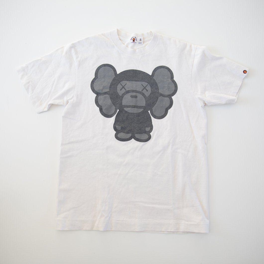 Milo X Kaws Logo - Bape x Kaws Baby Milo Tee (Small / USED) – Famous Grail