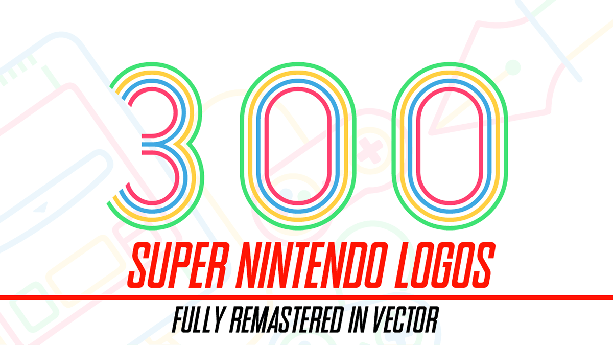 Super Nintendo Logo - 300+ Super Nintendo Logos Fully Remastered on Behance