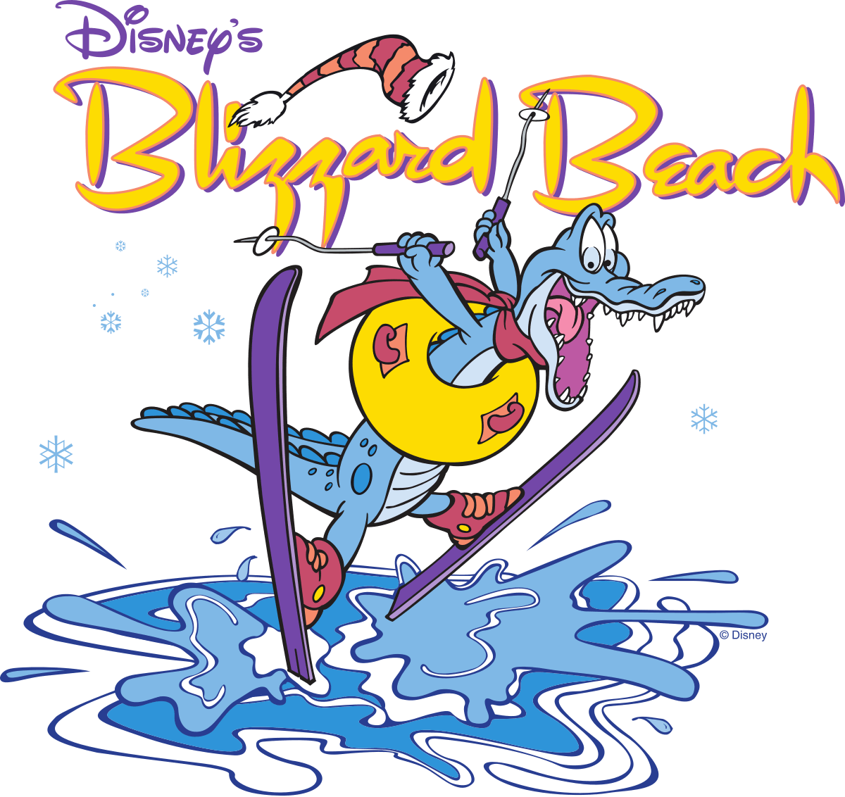 Walt Disney World Parks Logo - Disney's Blizzard Beach