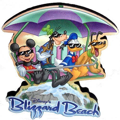 Disney Water Parks Logo - Disney Magnet - Disney's Blizzard Beach Water Park Logo