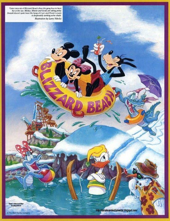 Disney Water Parks Logo - Mickey & Friends at Blizzard Beach in Walt Disney World. Mickey