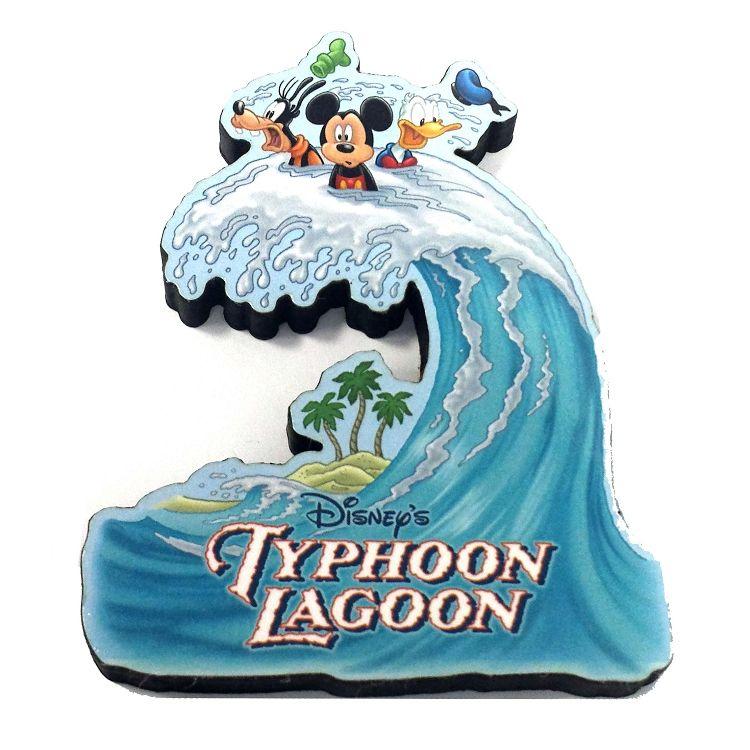 Disney Water Parks Logo - Disney Magnet - Typhoon Lagoon Water Park