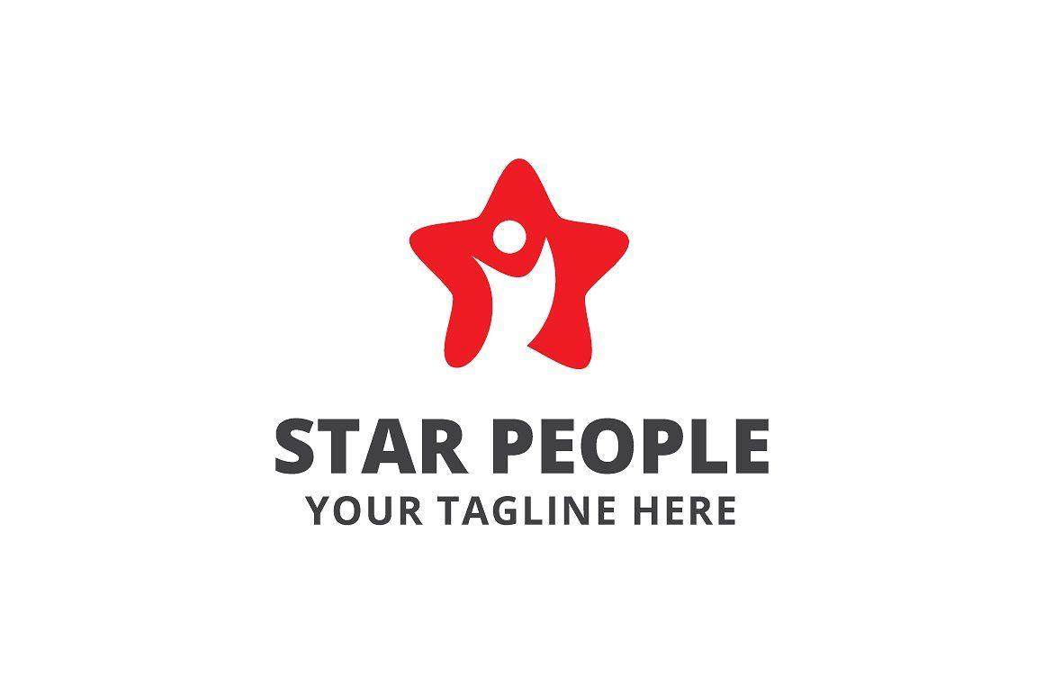 People Logo - Star People Logo Template Logo Templates Creative Market