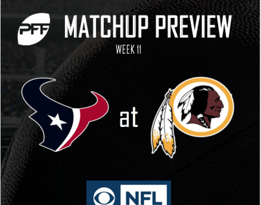 Redskins W Logo - NFL Week 11 CBS Houston Texans @ Washington Redskins Preview | NFL ...