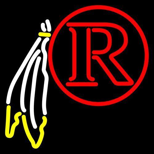 Redskins W Logo - Washington Redskins Primary 1970 1971 Logo NFL Neon Sign 16x16 is 16 ...