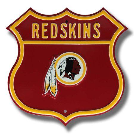 Redskins W Logo - Redskins W Redskins Logo Street Sign