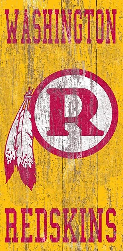 Redskins W Logo - Amazon.com: Fan Creations Washington Redskins Heritage Distressed ...