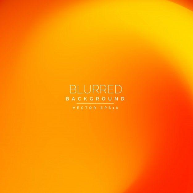 Blurry Yellow and Orange Logo - Orange blurred background Vector