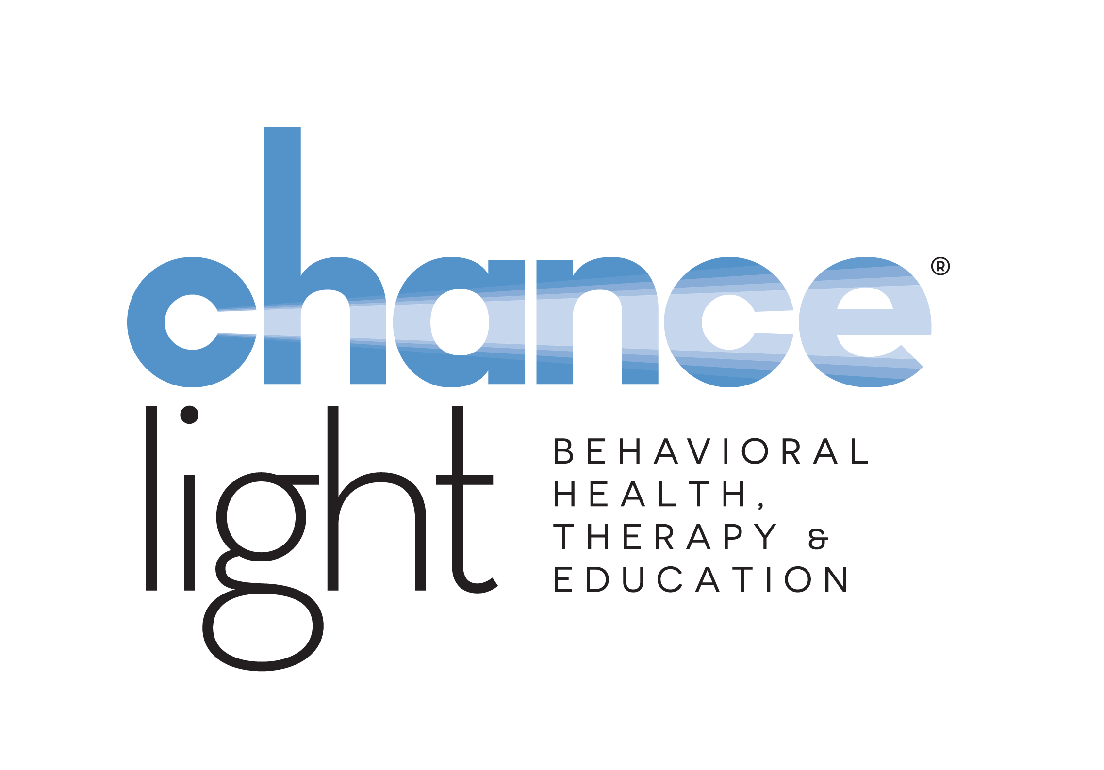 Light Blue and Black Logo - Logos - ChanceLight Behavioral Health, Therapy and Education