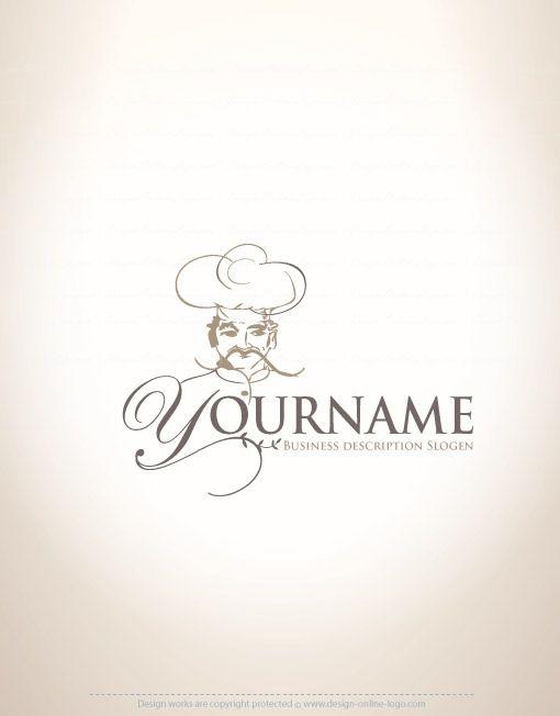 Custom Restaurant Logo - Luxury restaurant chef logo | Real Estate Web Design | Chef logo ...