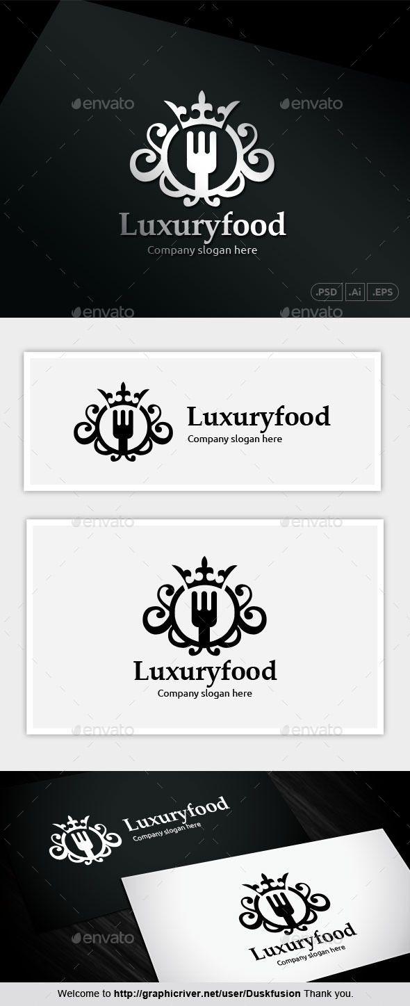 Luxury Food Logo - Luxury Food | Dark Fusion | Pinterest | Luxury food, Logo templates ...