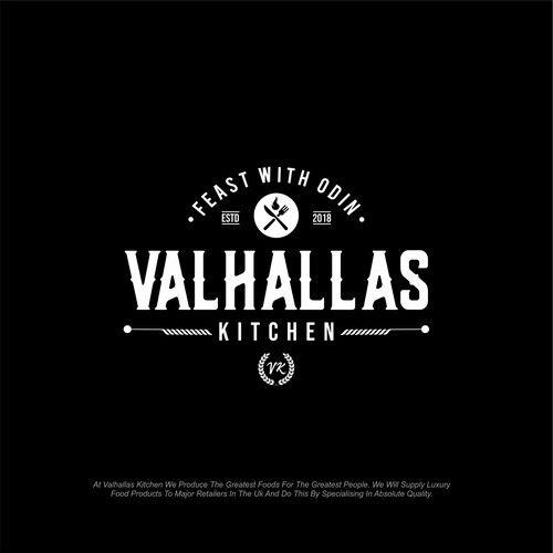 Luxury Food Logo - VALHALLAS KITCHEN - PREMIUM FOOD LOGO NEEDED | Logo design contest