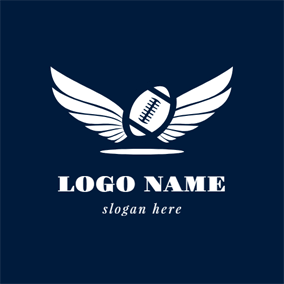 Foot with Wings Company Logo - 45+ Free Football Logo Designs | DesignEvo Logo Maker