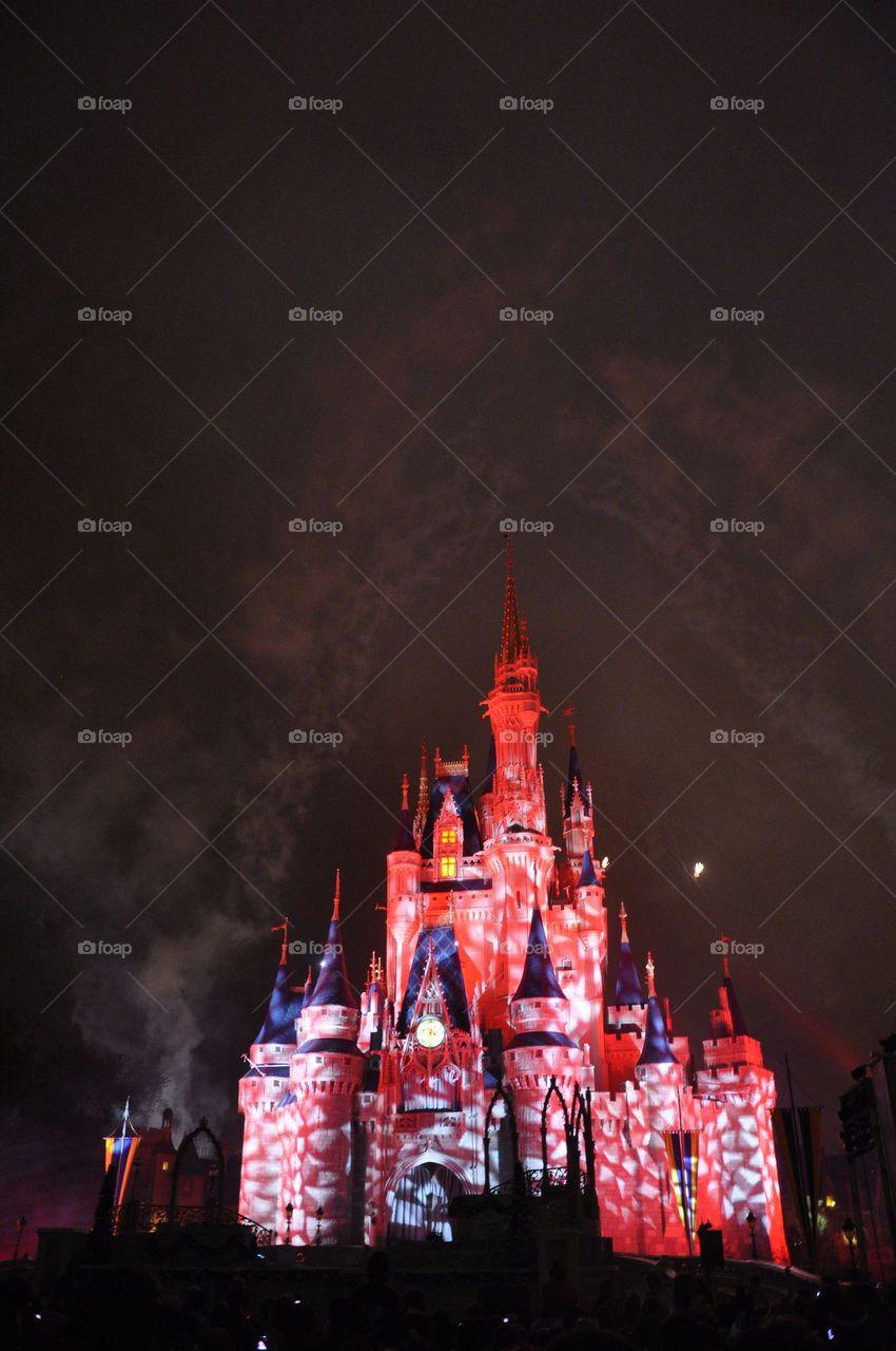 2012 Walt Disney Castle Logo - Foap.com: walt disney orlando florida 2012 castle dark sky by ...