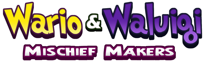 Wario Logo - Wario & Waluigi: Mischief Makers logo