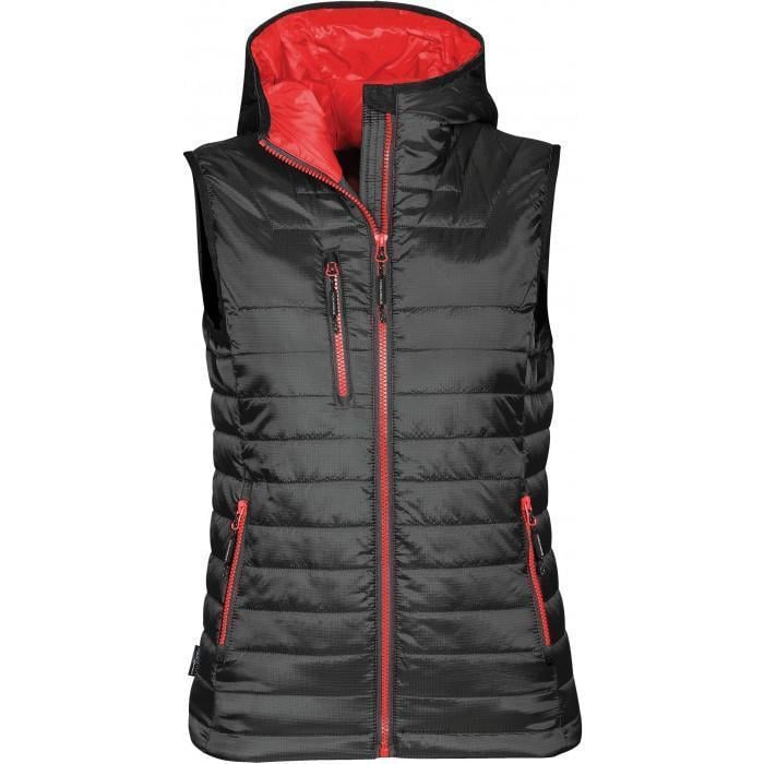Red and Black If Logo - Stormtech Women's Black True Red Gravity Thermal Vest