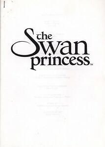 The Swan Princess Logo - THE SWAN PRINCESS(1994)Classic animation 28 pages of Production
