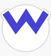 Wario Logo - Wario Logo Stickers | Redbubble