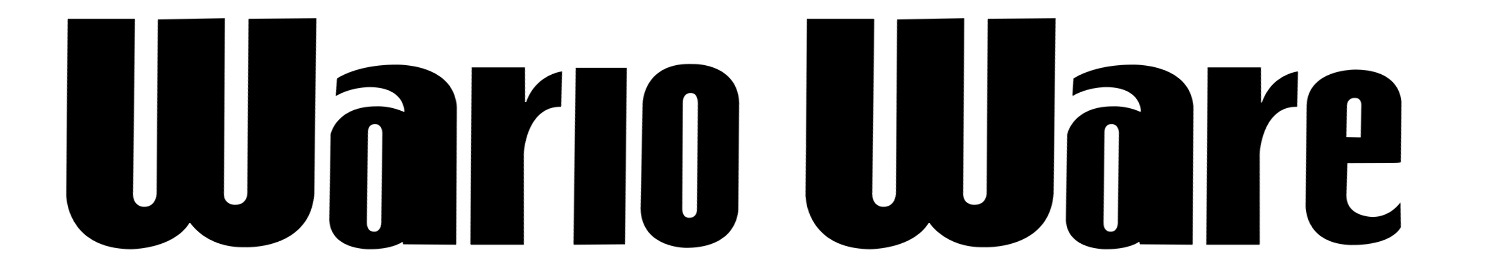 Wario Logo - Help me! What font does the Wario Ware logo use? - Album on Imgur