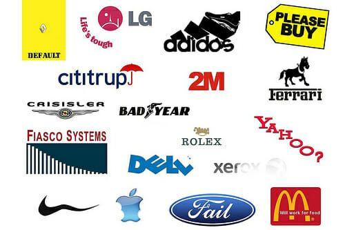 Funny Brand Logo - 10 Funny Re-Imaginings of Corporate Logos – Graphic Design Degree Hub