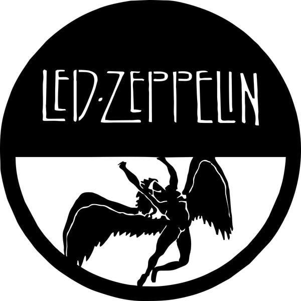 LED Zeppelin Circle Logo - Led Zeppelin 3 Laser Cut Vinyl Record Artist Representation