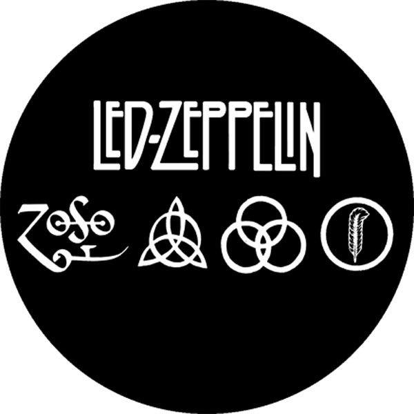 LED Zeppelin Circle Logo - El Beasto Shop Zeppelin Badge