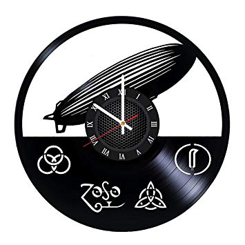 LED Zeppelin Circle Logo - Amazon.com: WhatsUp Store Led Zeppelin Emblem Art Vinyl Record Wall ...